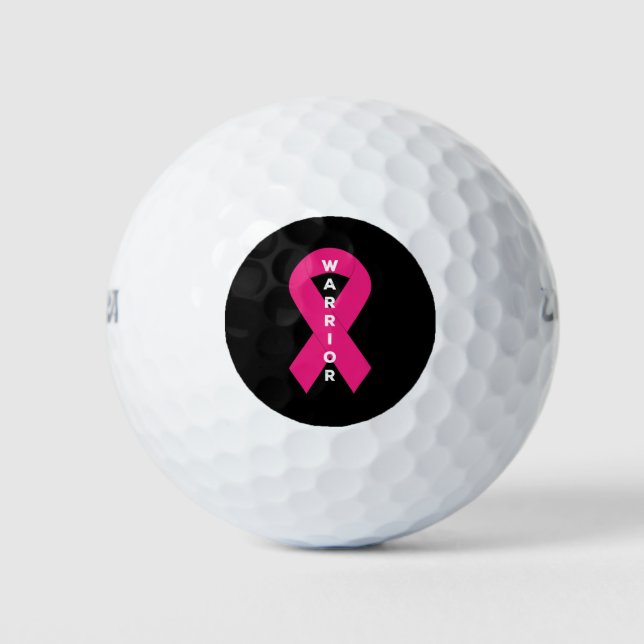 Balles De Golf Mois de sensibilisation au cancer du sein chez le  (Devant)