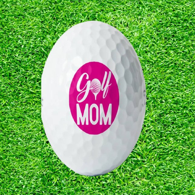 Balles De Golf MOM DE GOLF rose (Swinging Style, Unleashing Power!)