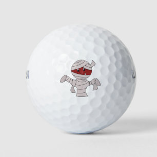 Balles De Golf Momie mignonne en costume d'Halloween