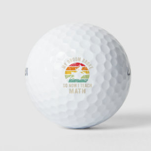 Balles De Golf Mon balai est cassé, alors maintenant j'enseigne l