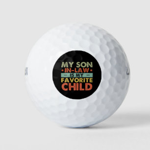 Balles De Golf Mon gendre est mon enfant préféré Famille Groovy