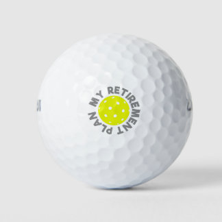 Balles De Golf Mon plan de retraite Conception de boule de icket