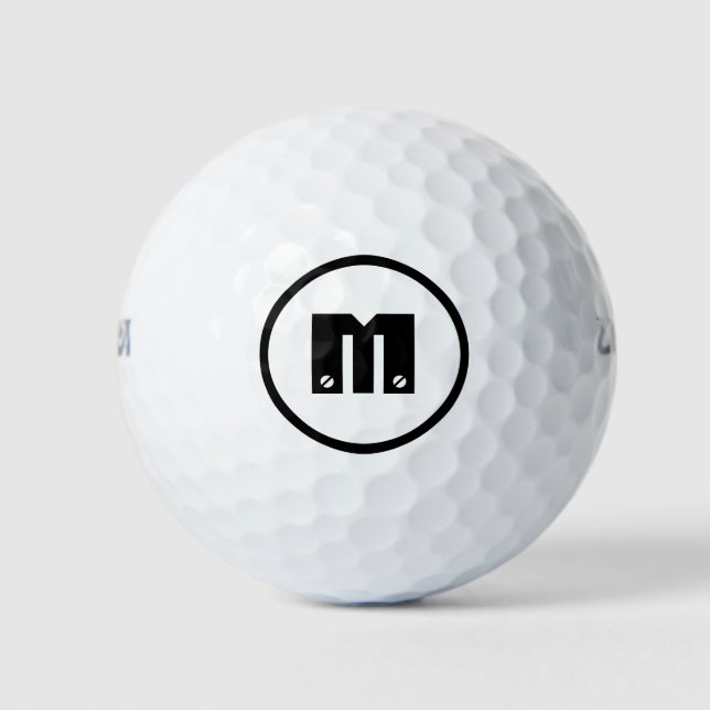 Balles De Golf Monogramme (Devant)