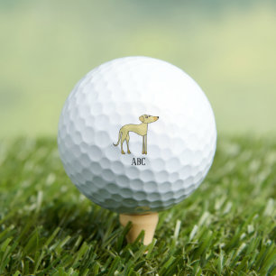 Balles De Golf Monogramme de chien Sloughi