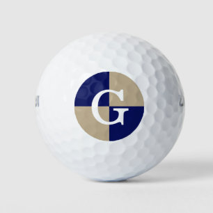Balles De Golf Monogramme de contrôle LG bleu de la marine kaki