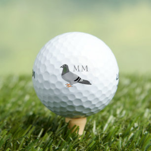 Balles De Golf Monogramme de pigeon
