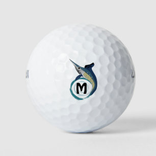 Balles De Golf Monogramme de saut d'espadon
