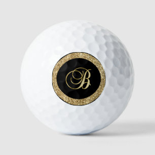 Balles De Golf Monogramme d'or B