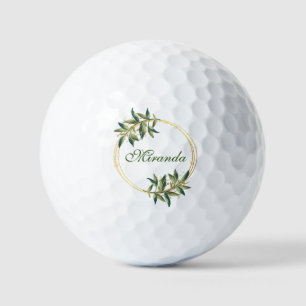 Balles De Golf Monogramme initial et nom Boules de golf personnal