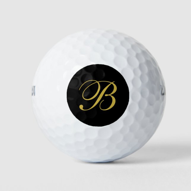 Balles De Golf Monogramme personnalisé (Devant)