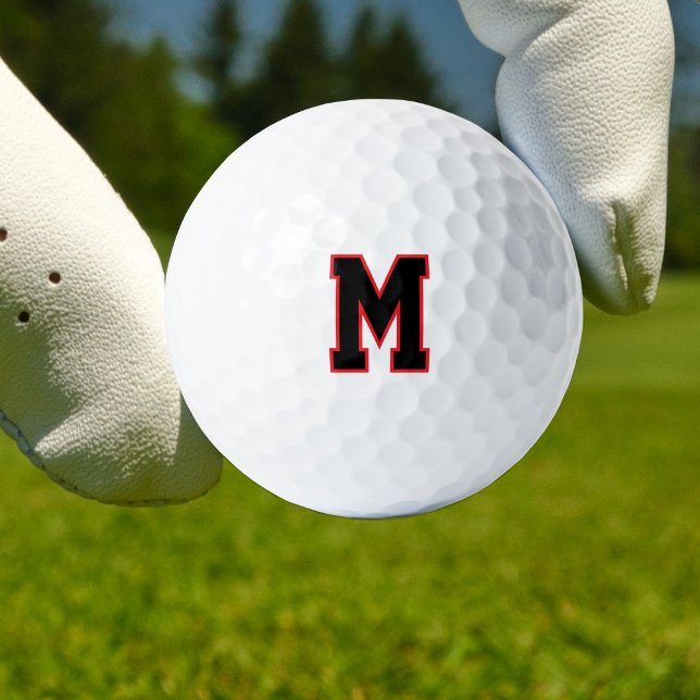 Balles De Golf Monogramme personnalisé (Personalized golf gift for men, women, coaches, or golf lovers. Great as a gift for golfers. )