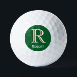 Balles De Golf Monogramme personnalisé à trois niveaux avec golf<br><div class="desc">LAYERING UNIQUE DU MONOGRAM — regardez attentivement et vous verrez trois couleurs, ce qui lui donne une sensation de profondeur. Personnalisé en plus avec le prénom. Idée spéciale pour un cadeau ou vous pouvez juste profiter pour vous-même! Si vous avez des questions de conception ou une demande spéciale, veuillez envoyer...</div>