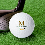 Balles De Golf monogramme personnalisé golfplayer initial/nom<br><div class="desc">Une balle de golf monogrammed avec le nom de votre meilleur joueur de golf</div>