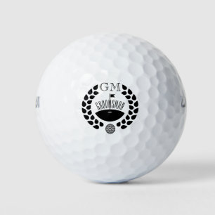 Balles De Golf Monogramme personnalisé pour garçon d'honneur