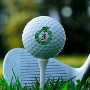 Balles De Golf Monogramme personnalisé Style Celtique Ouroboros