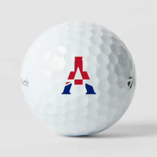 Balles De Golf Monogramme superposé sur Union Jack Flag tmtp5 gbc