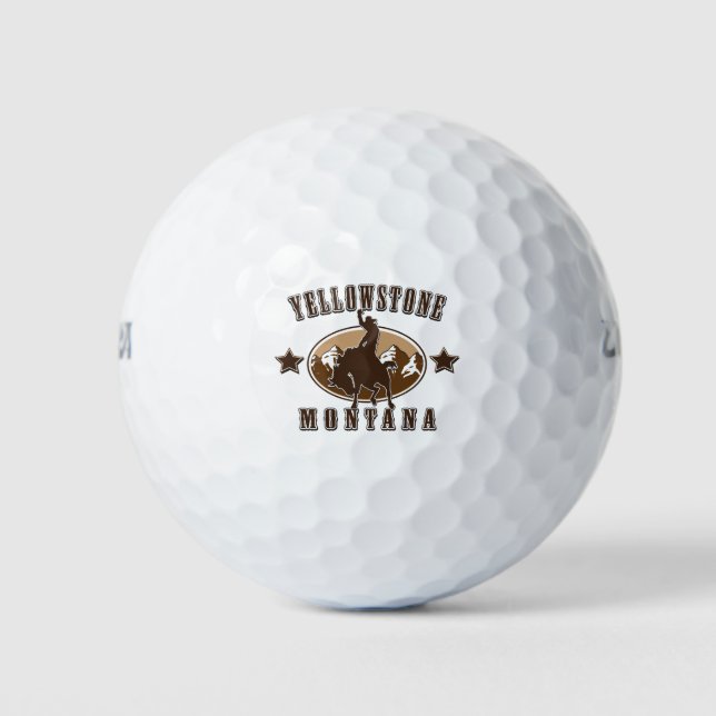 Balles De Golf Mont Yellowstone (Devant)