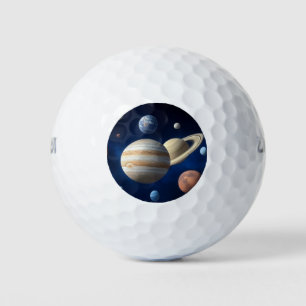 Balles De Golf Montage d'un système solaire
