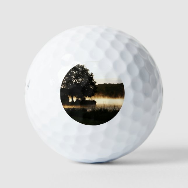 Balles De Golf Morning Lake Scene be6 gbcna (Devant)