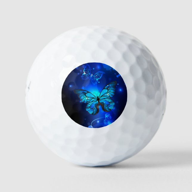 Balles De Golf Morpho Butterfly in the Dark Background (Devant)
