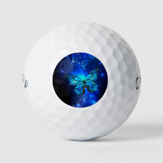 Balles De Golf Morpho Butterfly in the Dark Background (Devant)