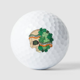 Balles De Golf Mort à l'intérieur mais chanceux - Crâne à sucre e