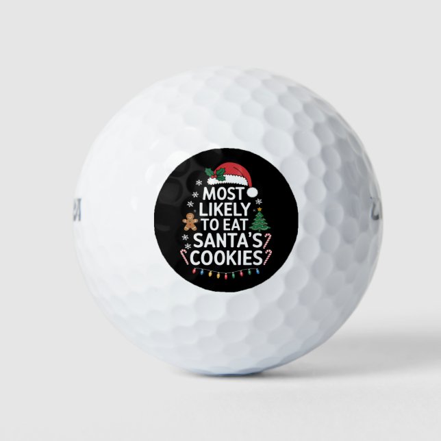 Balles De Golf Most Likely To Eat Santas (Devant)