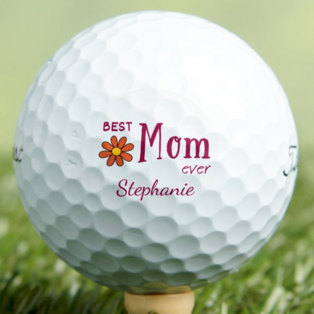 Balles De Golf Mother's Day for Mom - Pink Best Mom Ever Gift (Créateur téléchargé)