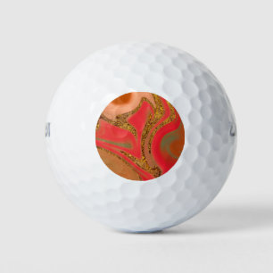 Balles De Golf motif abstrait.