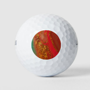 Balles De Golf motif abstrait.