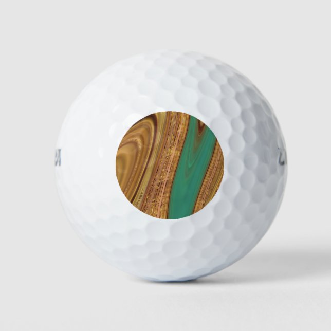 Balles De Golf motif abstrait. (Devant)
