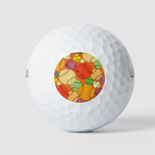 Balles De Golf Motif coloré de Baseballs