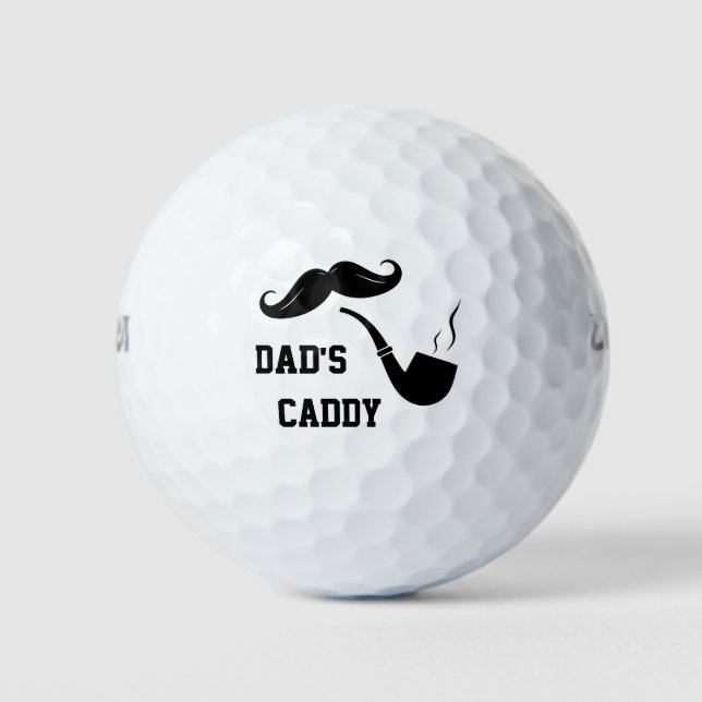 Balles De Golf Motif de barbe et de tuyau (Devant)