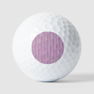 Balles De Golf Motif en tricot rayé Jersey en rose poudré