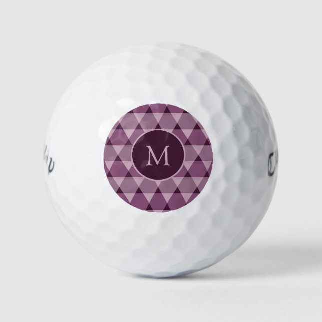 Balles De Golf Motif triangles (Devant)