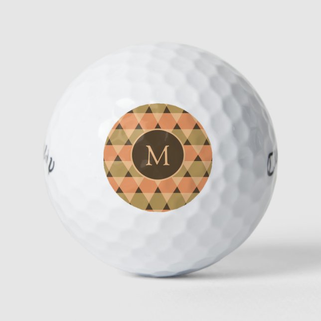 Balles De Golf Motif triangles (Devant)
