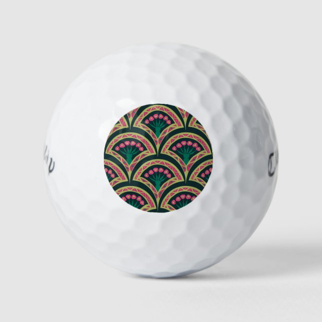 Balles De Golf motif vert en forme de coque (Devant)