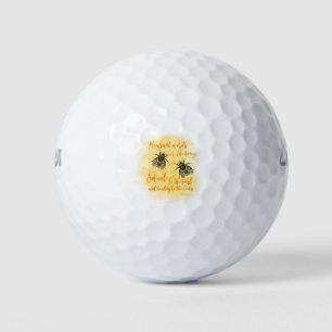 Balles De Golf Mots agréables abeille Citation de la Bible