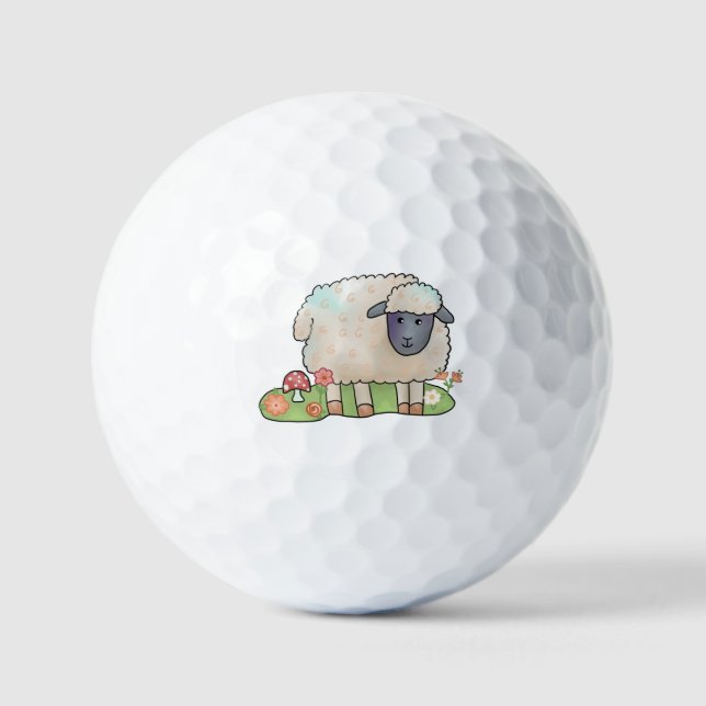Balles De Golf Mouton du pâturage (Recto)