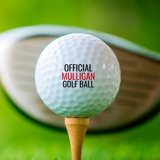 Balles De Golf Mulligan Funny (Funny mulligan golf ball
)