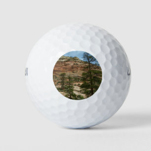 Balles De Golf Murs de roche usés dans le parc national de Zion