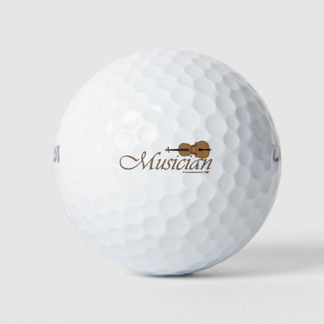 Balles De Golf Musicien (Devant)