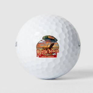 Balles De Golf Myrtle Beach SC Beach Design de scène