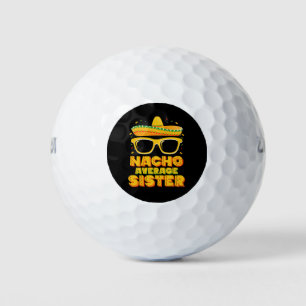 Balles De Golf Nacho Moyenne Soeur Cinco De Mayo Famille Matching