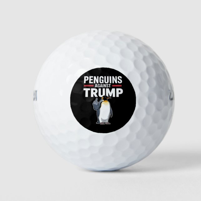 Balles De Golf Nageoires de pingouin levées résistent aux pingoui (Devant)