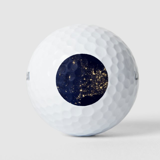 Balles De Golf Nasa Lights de Space USA (Devant)