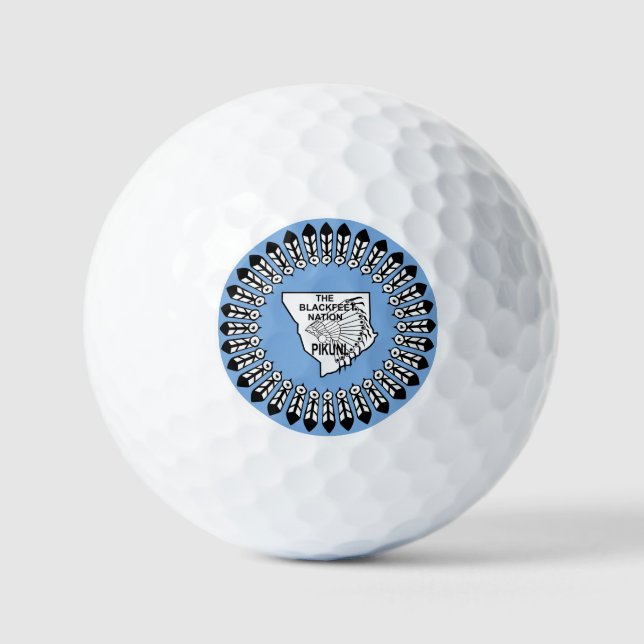 Balles De Golf Nation Blackfeet  (Recto)