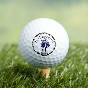 Balles De Golf Nautique nom côtier Ange Marine Bleu