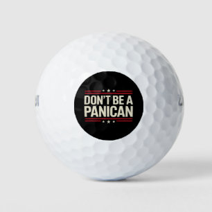 Balles De Golf Ne pas être une panique PANICAINE drôle Trump