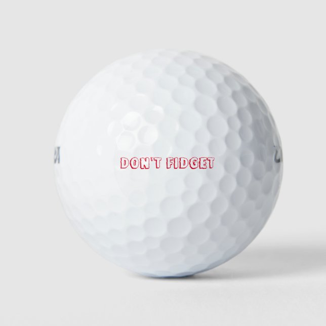 Balles De Golf NE PAS FIDGET Golf Balls (3-Pack Wilson Ultra 500) (Devant)